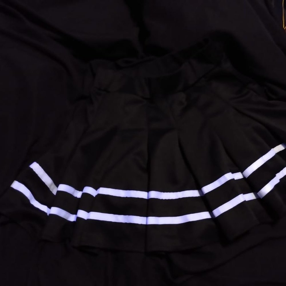 Goth pleated cheerleader skirt - Picture 5 of 13